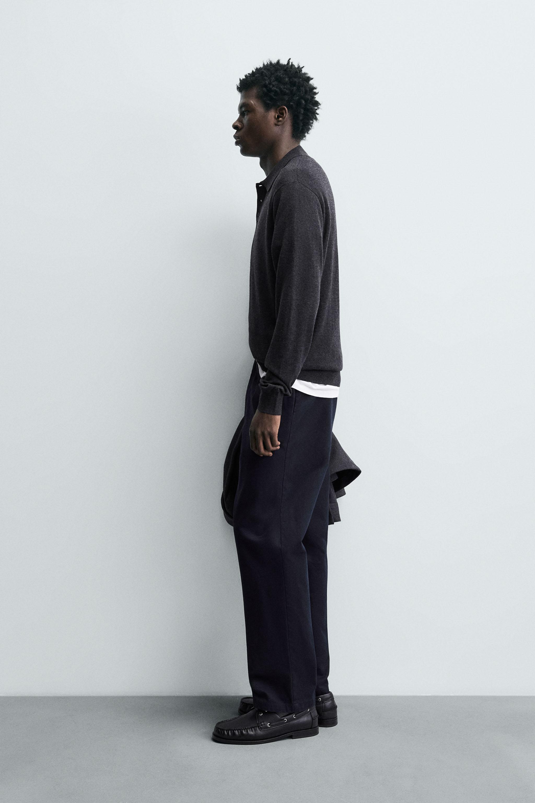 POLO EN MAILLE AVEC LAINE ET SOIE